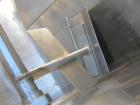 Used Will Flow Paddle Blender, approximately 26 cubic feet (200 gallon), 316 stainless steel. 30'' wide x 50'' long x 35'' deep dimple jacketed trough, rated 135 psi at 360 deg F. 2