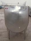 Used- Will Flow Paddle Blender, approximately 20 cubic feet (150 gallon), 316 stainless steel. 30