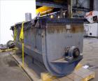 Used Young Machinery Paddle & Ribbon Blender, Size 12 42-10-0, Approximate 110 Cubic Feet Working Capacity, Carbon Steel. Non-jacketed trough 42-1/2