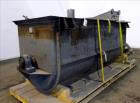 Used Young Machinery Paddle & Ribbon Blender, Size 12 42-10-0, Approximate 110 Cubic Feet Working Capacity, Carbon Steel. Non-jacketed trough 42-1/2