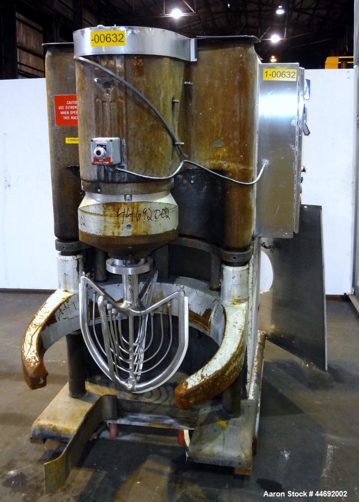 Used- AMF Glen 340 Quart (85 Gallon) Planetary Mixer. Manual speed range 45 to 330 rpm. Includes (1) 304 stainless steel fou...
