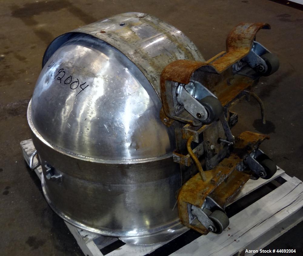 Used Stainless Steel AMF Glen 340 Quart (85 Gallon) Mixing Bowl