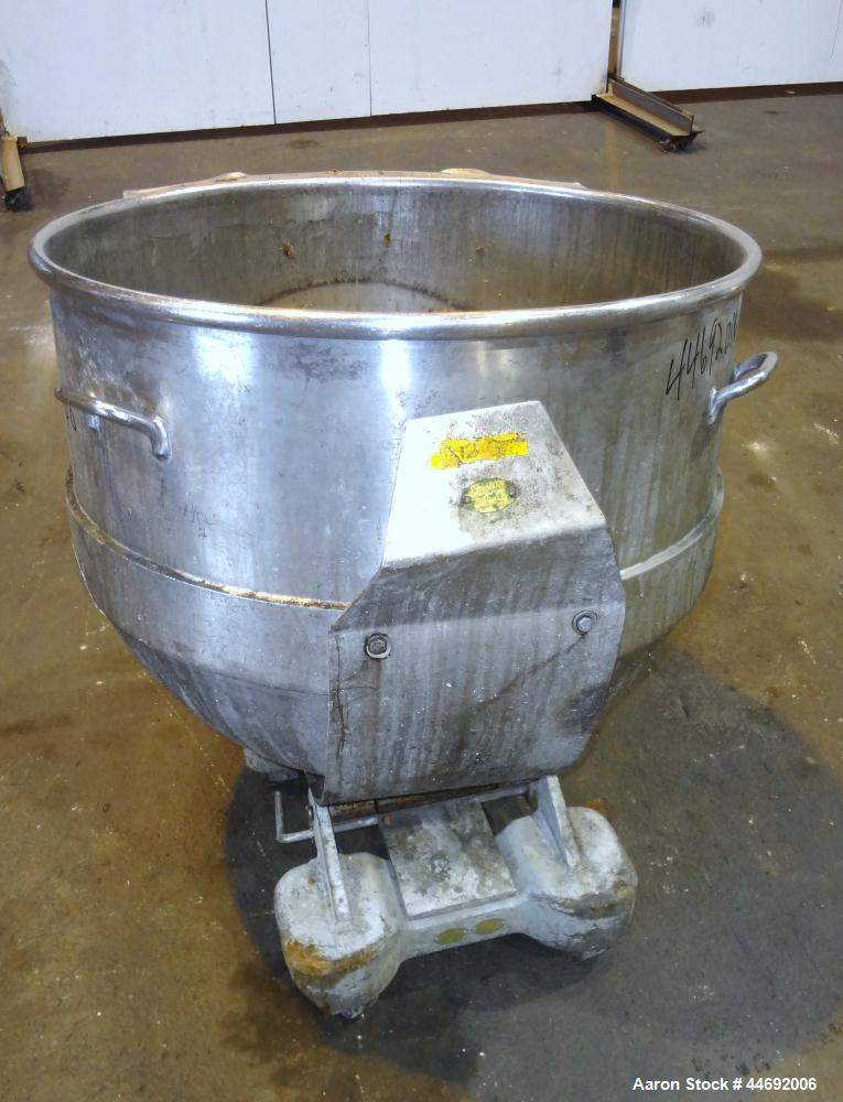 Used Stainless Steel AMF Glen 340 Quart (85 Gallon) Mixing Bowl