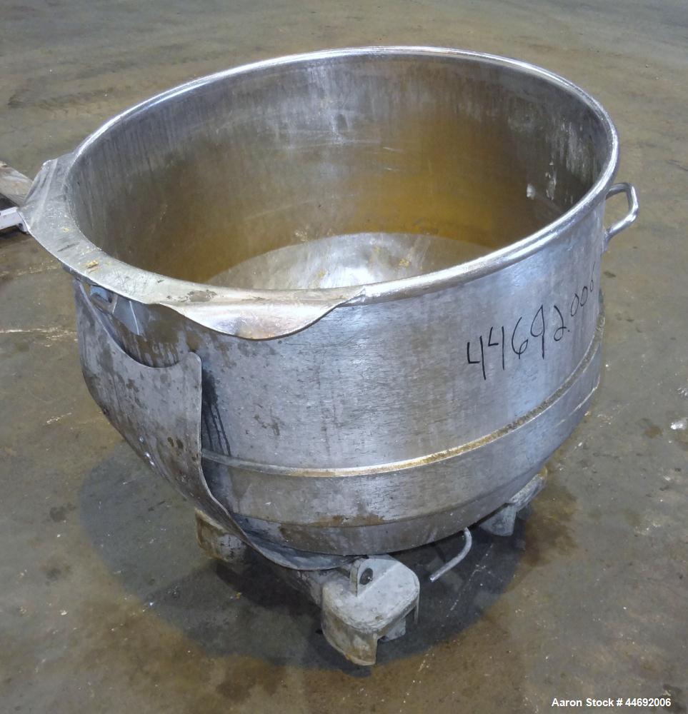 Used Stainless Steel AMF Glen 340 Quart (85 Gallon) Mixing Bowl