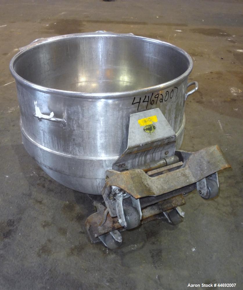Used Stainless Steel AMF Glen 340 Quart (85 Gallon) Mixing Bowl