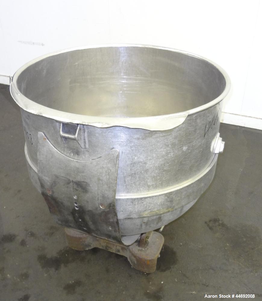 Used- Stainless Steel AMF Glen 340 Quart (85 Gallon) Mixing Bowl