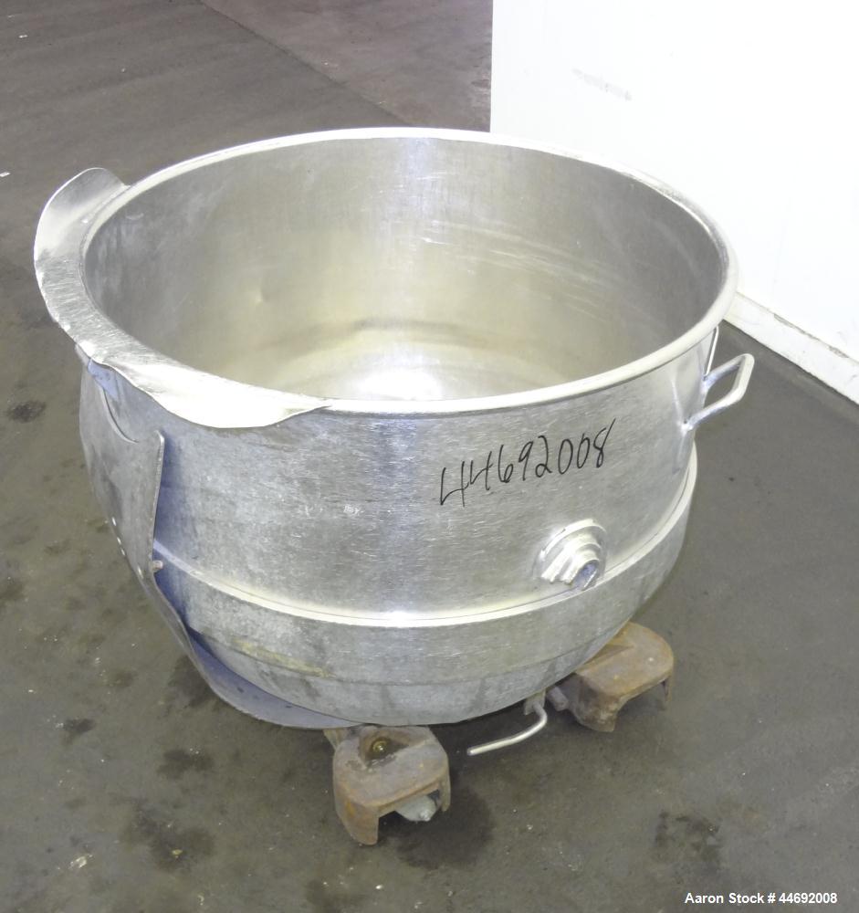 Used- Stainless Steel AMF Glen 340 Quart (85 Gallon) Mixing Bowl