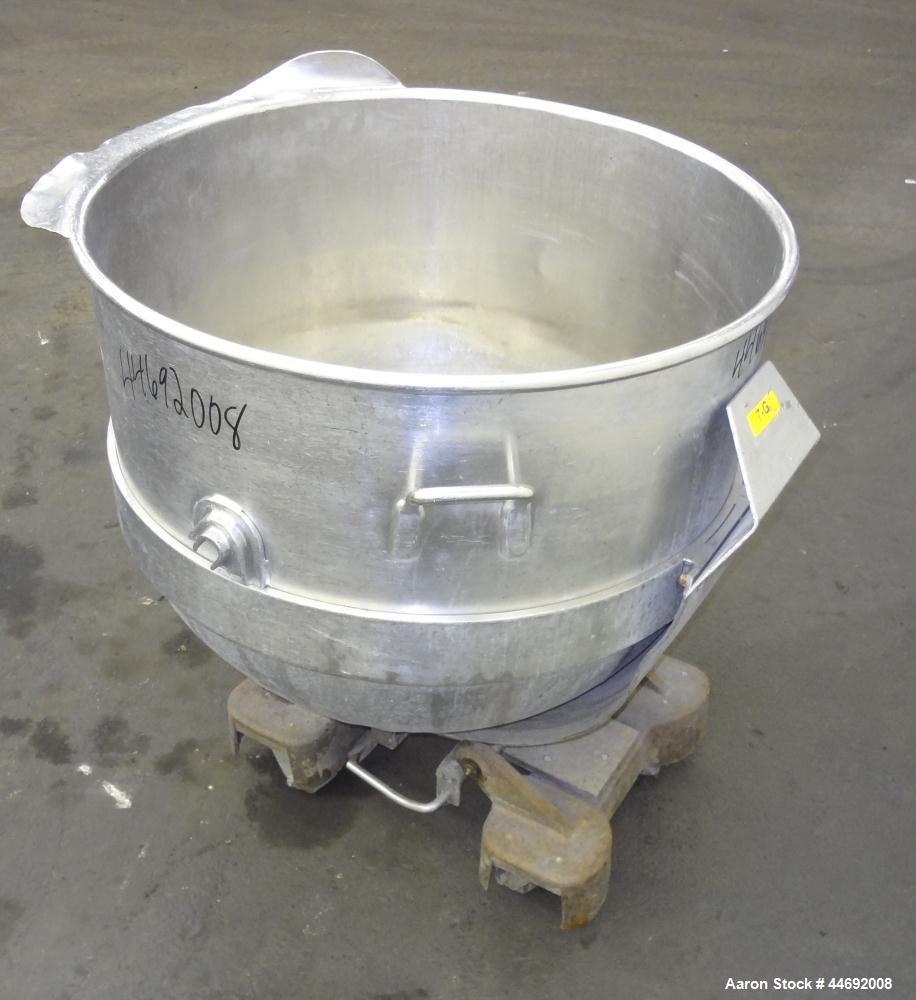 Used- Stainless Steel AMF Glen 340 Quart (85 Gallon) Mixing Bowl