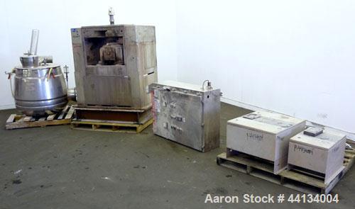 Used- Stainless Steel Baker Perkins Turbosphere Mixer Granulator