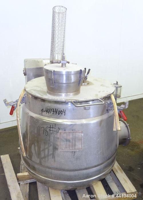 Used Stainless Steel Baker Perkins Turbosphere Mixer Granulator