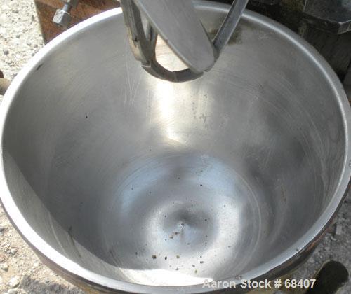 Used Stainless Steel Brabender Planetary Mixer, 1 Gallon
