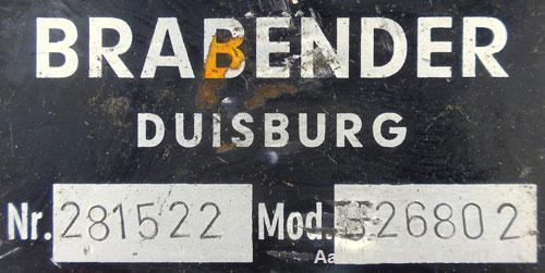 Used Stainless Steel Brabender Planetary Mixer, 1 Gallon