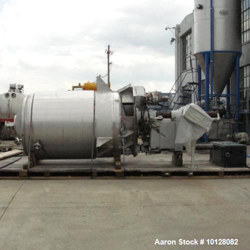 Used Bühler 1500 liter (400 gallon) Stainless Steel Vacuum Mixer
