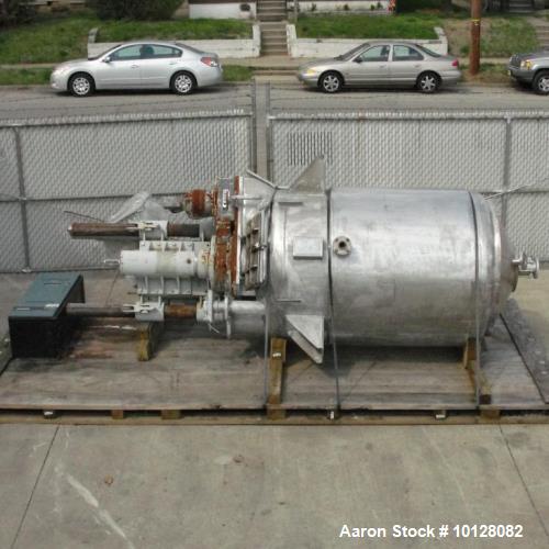 Used Bühler 1500 liter (400 gallon) Stainless Steel Vacuum Mixer