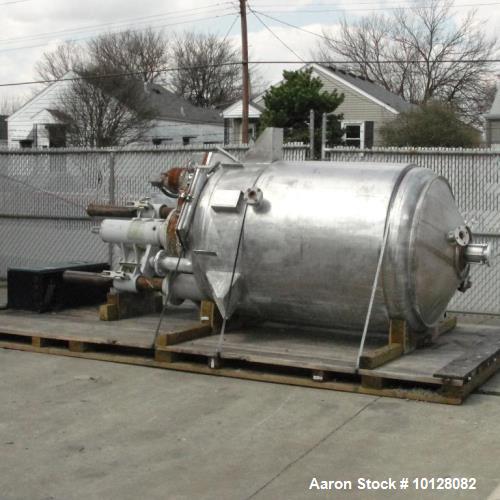 Used Bühler 1500 liter (400 gallon) Stainless Steel Vacuum Mixer