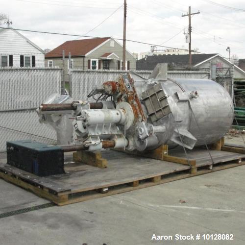 Used Bühler 1500 liter (400 gallon) Stainless Steel Vacuum Mixer