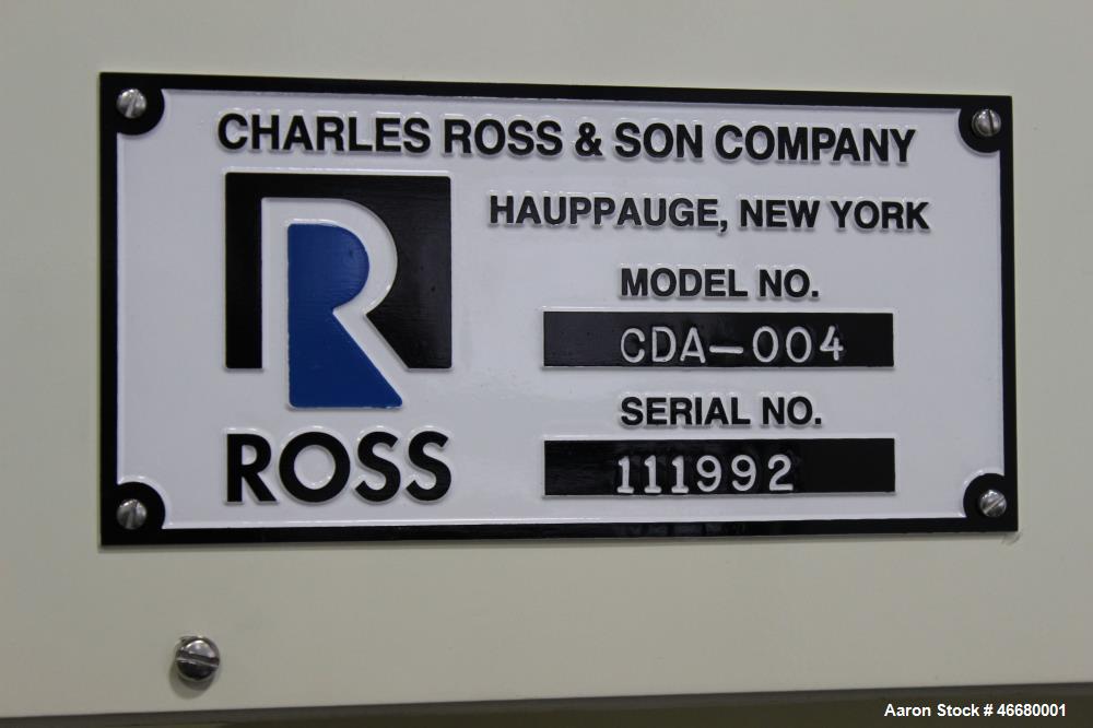 Unused- Ross Dual Shaft Mixer, Model CDA-4
