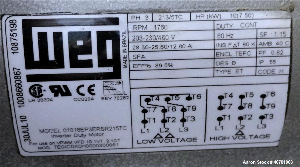 Unused- Charles Ross Planetary Mixer System.