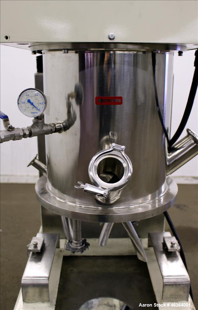 Used- Ross Double Planetary Disperser Mixer, Type DPD-4, 304 Stainless Steel.