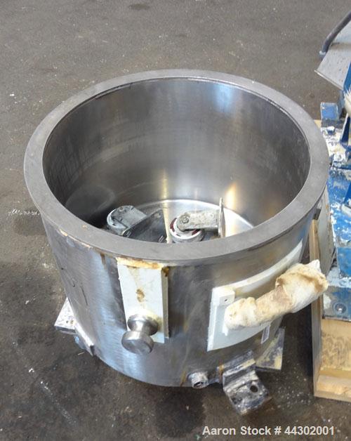 Used Ross Double Planetary Mixer, Model HDM-10, 316 Stainless Steel. 2-12 Gallon working capacity, 15 gallon total. Orbital speed 18-37 rpm, stirrer on own axis speed 19-39 rpm. Change can design wit...