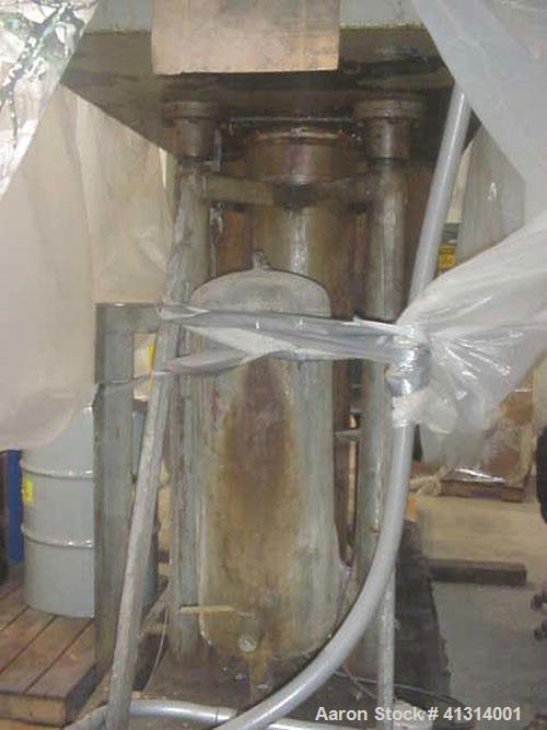 Used Ross Double Planetary Mixer, Model HDM-150.  150 gallon mixing capacity, 2 speed, 15 psi jacketed, full vacuum rated to 29.85 hg, 40 hp explosion proof motor, 220/440 volt, 3" sight and charge p...