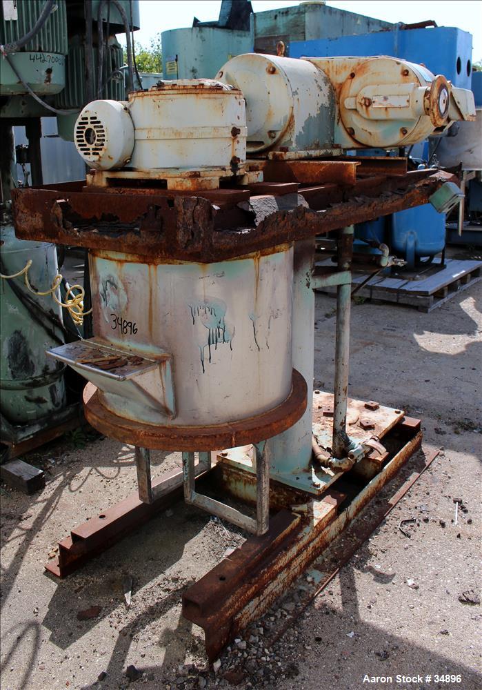 Used- Stainless Steel Ross Double Planetary Mixer, Model HDM-25, 5-25 gallon working capacity