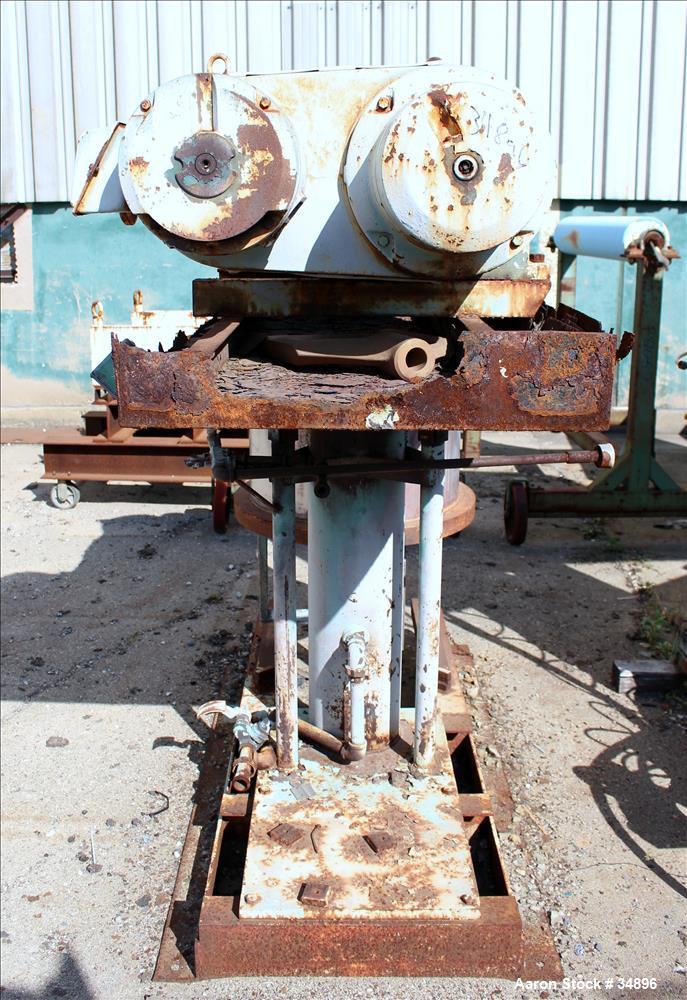Used Stainless Steel Ross Double Planetary Mixer, Model HDM-25, 5-25 gallon working capacity