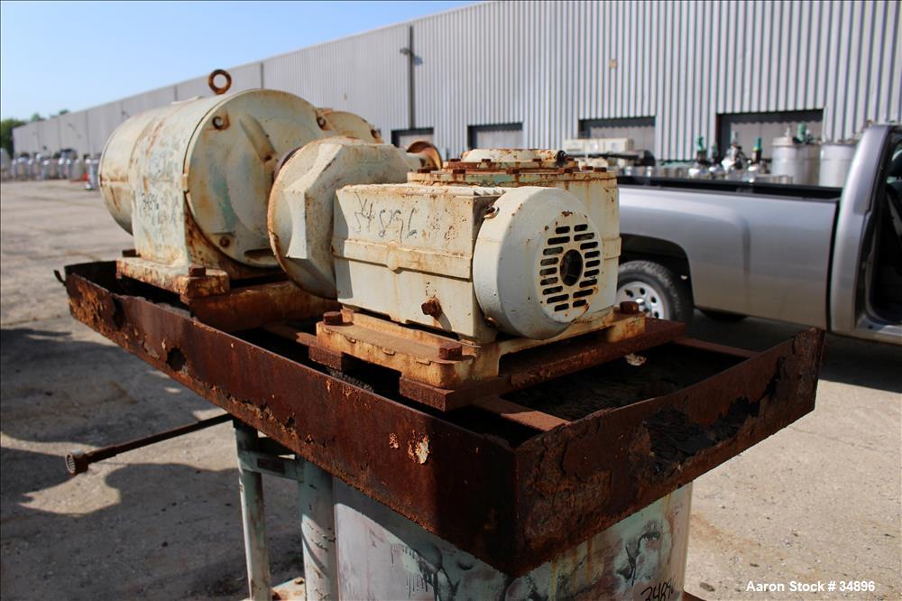 Used- Stainless Steel Ross Double Planetary Mixer, Model HDM-25, 5-25 gallon working capacity