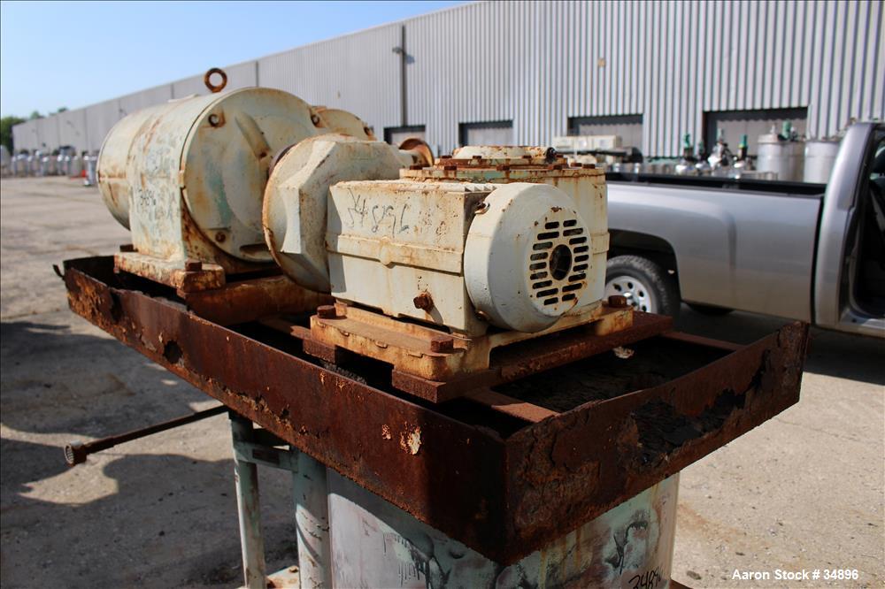 Used Stainless Steel Ross Double Planetary Mixer, Model HDM-25, 5-25 gallon working capacity