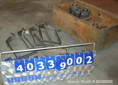 Used Ross HDM40 parts consisting of:  (4) approximately 13 1/2" wide stirrers, 304 stainless steel, (1) gear housing, misc gears and parts.
