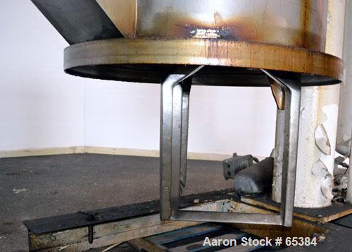 Used Ross Double Planetary Mixer, Model HDM75, 304 Stainless Steel. 10-75 Gallon working capacity. (2) 34-1/2" Diameter x 22-1/2" deep non-jacketed mixing cans. Air/oil lift, top dust hood with a 7” ...