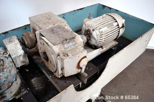 Used Ross Double Planetary Mixer, Model HDM75, 304 Stainless Steel. 10-75 Gallon working capacity. (2) 34-1/2" Diameter x 22-1/2" deep non-jacketed mixing cans. Air/oil lift, top dust hood with a 7” ...