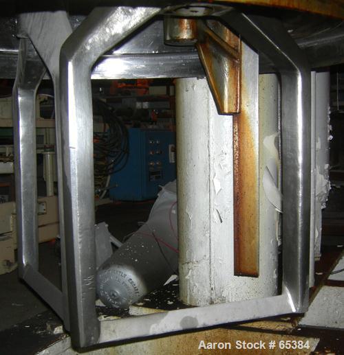 Used Ross Double Planetary Mixer, Model HDM75, 304 Stainless Steel. 10-75 Gallon working capacity. (2) 34-1/2" Diameter x 22-1/2" deep non-jacketed mixing cans. Air/oil lift, top dust hood with a 7” ...