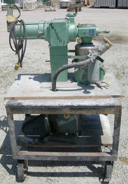 Used Ross Double Planetary Mixer, model LDM-1, 304 stainless steel..95 gallon working capacity, 1 gallon total. 8-1/4" diameter x 5" deep carbon steel jacketed mixing bowl, vacuum tilt back top cover...