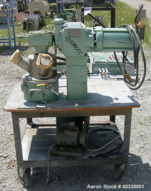 Used Ross Double Planetary Mixer, model LDM-1, 304 stainless steel..95 gallon working capacity, 1 gallon total. 8-1/4" diameter x 5" deep carbon steel jacketed mixing bowl, vacuum tilt back top cover...