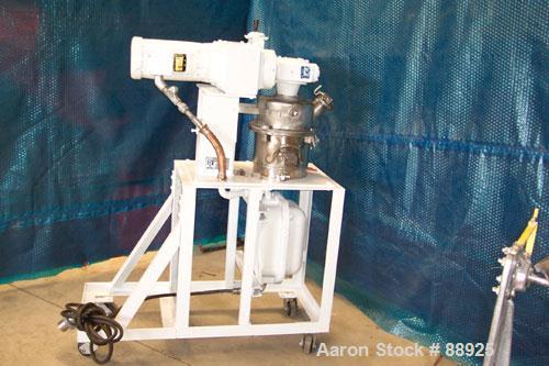Used Ross Double Planetary Mixer, Model LDM-2, 304 Stainless Steel. 1 quart to 1.5 gallon working capacity, 2 total. 9-3/4" diameter x 6-1/2" deep non-jacketed bowl. Top vacuum hood with sight glass....