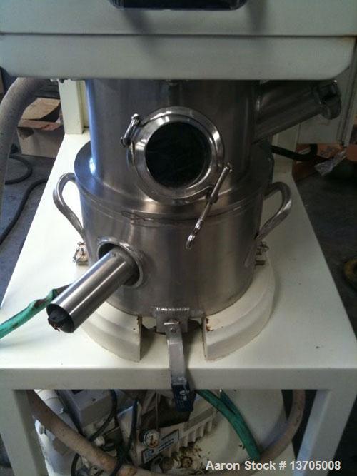 Used Two (2) Gallon Ross PD-2 PowerMix. Vacuum, jacketed, sanitary stainless steel construction, 0.78 to 1.5 gallon mixing capacity, 2 gallon total capacity. Unit has stainless jacketed mix can with ...