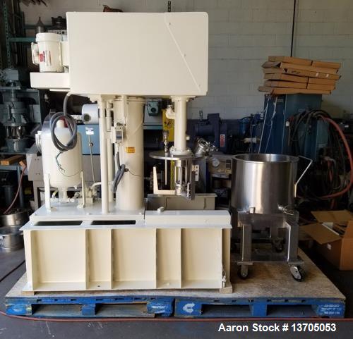 Used- Ross Model PVM-10 Versamix. Triple shaft design. Jacketed. Vacuum. 10 gallon working capacity. 15 gallon total capacit...