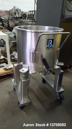 Used Ross Model PVM-10 Versamix. Triple shaft design. Jacketed. Vacuum. 10 gallon working capacity. 15 gallon total capacity. Type 316 stainless steel construction. Unit has 3- blade anchor agitator ...