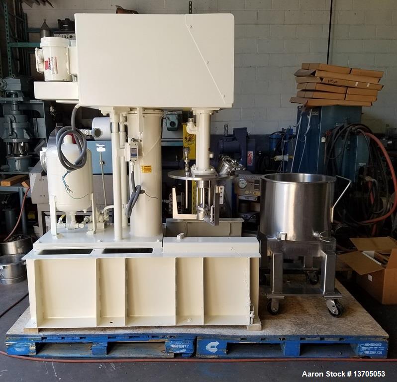 Used Ross Model PVM-10 Versamix. Triple shaft design. Jacketed. Vacuum. 10 gallon working capacity. 15 gallon total capacity. Type 316 stainless steel construction. Unit has 3- blade anchor agitator ...