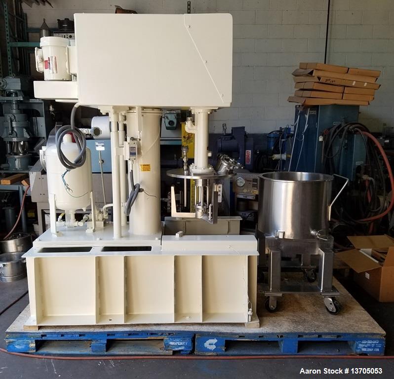 Used- Ross Model PVM-10 Versamix. Triple shaft design. Jacketed. Vacuum. 10 gallon working capacity. 15 gallon total capacit...