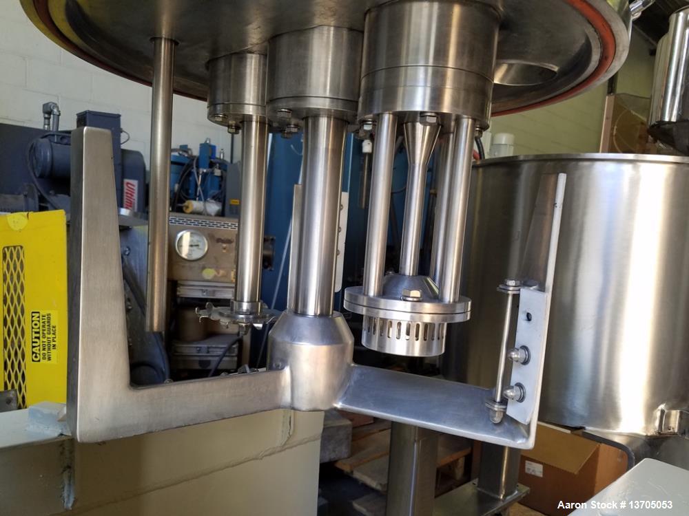 Used Ross Model PVM-10 Versamix. Triple shaft design. Jacketed. Vacuum. 10 gallon working capacity. 15 gallon total capacity. Type 316 stainless steel construction. Unit has 3- blade anchor agitator ...