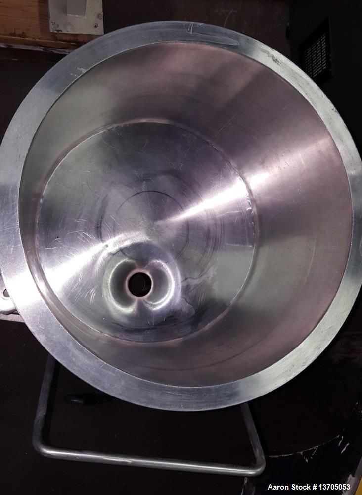 Used Ross Model PVM-10 Versamix. Triple shaft design. Jacketed. Vacuum. 10 gallon working capacity. 15 gallon total capacity. Type 316 stainless steel construction. Unit has 3- blade anchor agitator ...