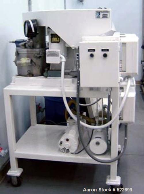 USED: Ross mixer, model PVM2, lab size. 2 gallon working capacity,3 agitators. (1) Slow motion anchor, mixer/emulsifier and a highspeed disperser. System is vacuum/pressure rated and includes avacuum...