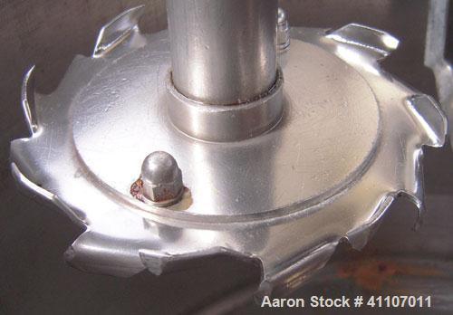 Used - Ross Versa Mixer, Model PVM-40E, 304 stainless steel. Change can design, triple agitation. (1) Anchor style agitator with scrapers, driven by a 5 hp, 1750 rpm motor with adjustable drive pulle...