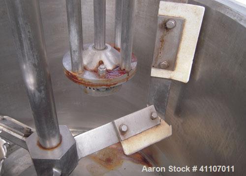 Used - Ross Versa Mixer, Model PVM-40E, 304 stainless steel. Change can design, triple agitation. (1) Anchor style agitator with scrapers, driven by a 5 hp, 1750 rpm motor with adjustable drive pulle...