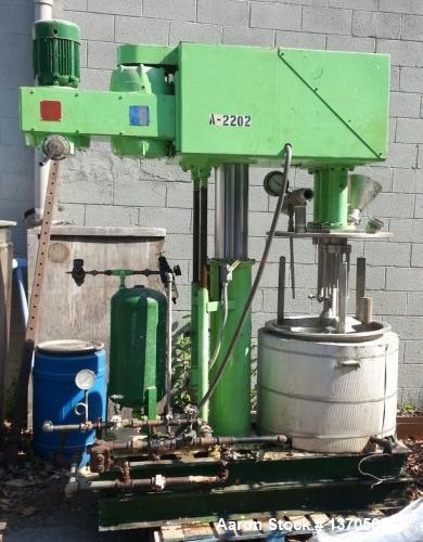Used 40 Gallon Ross Model PVM-40 Versamix, triple shaft design