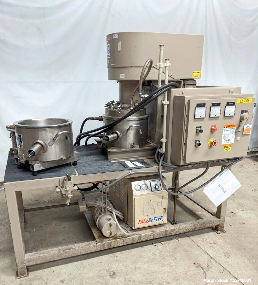 Used- Charles Ross VersaMix Mixer, Model PVM-4 Versa Mixer, Stainless Steel. Mixing capacity 3 - 4 Gallon, Full capacity 5-1...