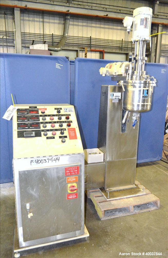 Used Stainless Steel Ross Turbo Emulsifier, Model TE.3-10