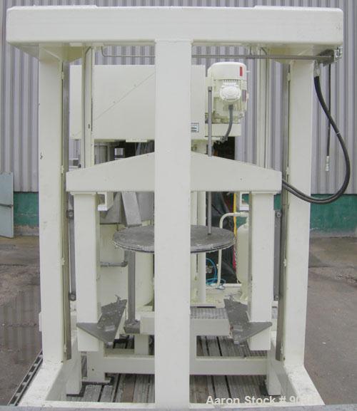 Used Ross Versa Mixer, Model PVM-100, 304 stainless steel.  Rated for full vacuum (29.5" HG) and 5 psi air for discharge purposes only. Change can design, triple agitation. (1) Anchor style agitator,...